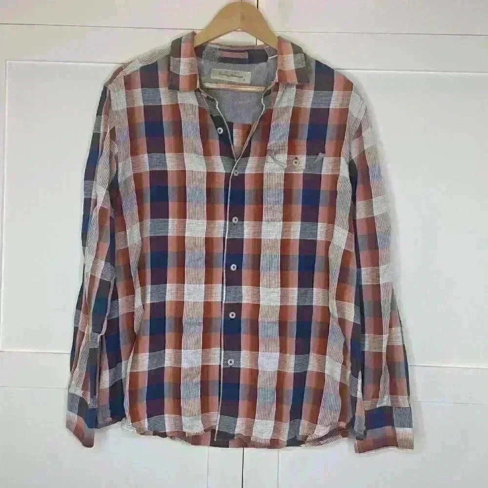 Tommy Bahama Multicolor Plaid Casual Shirt